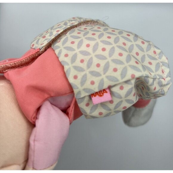 Haba Red Hair Plush 9in Doll Mirli Stuffed Toy Germany Girl Dress Bows Freckles - Picture 5 of 6